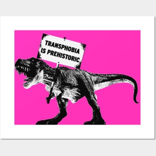 TRANSPHOBIA IS PREHISTORIC Posters and Art